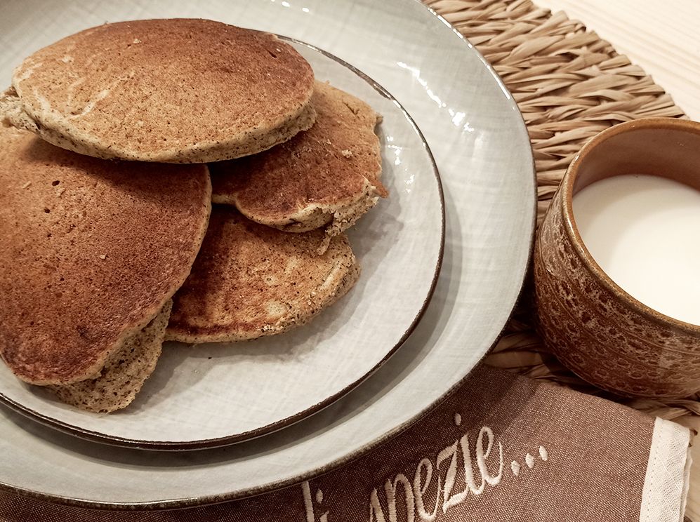 Spiced buckwheat pancakes